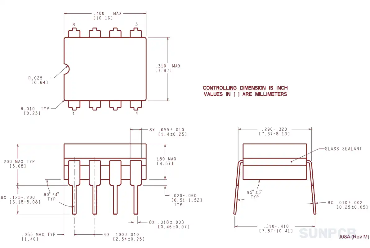 LM741CN Package