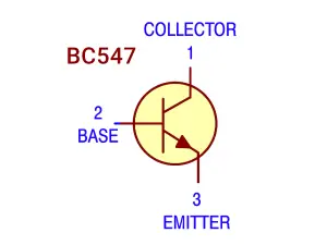 BC547 Pinout and Pin Configuration